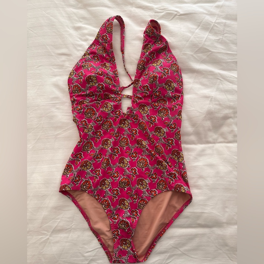 J.Crew Ratti Pink Blooms Swimsuit
